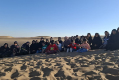 کویر گردی مرنجاب ویژه همکاران خانم دانشگاه برگزار گردید