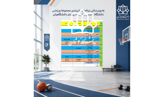 اصلاح برنامه زمان‌بندی مجموعه ورزشی دانشگاه